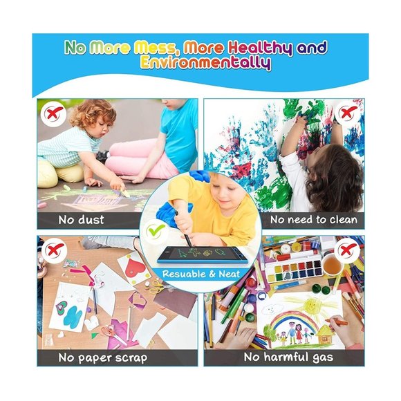 LCD Writing 11 inch Doodle Board Drawing Tablet Colorful LCD Writing Tablet - Picture 3 of 8